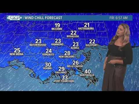 Thursday 12PM Weather: Cold and blustery tonight with freezing temperatures Friday morning