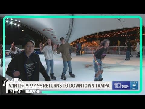 Winter Village returns to downtown Tampa