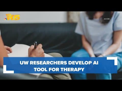 UW researchers develop AI tool for therapy: HealthLink