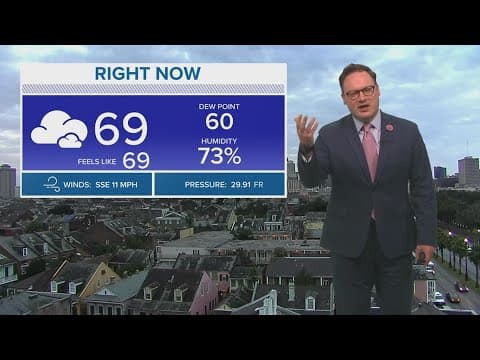 Weather: Warmer, more humid few days