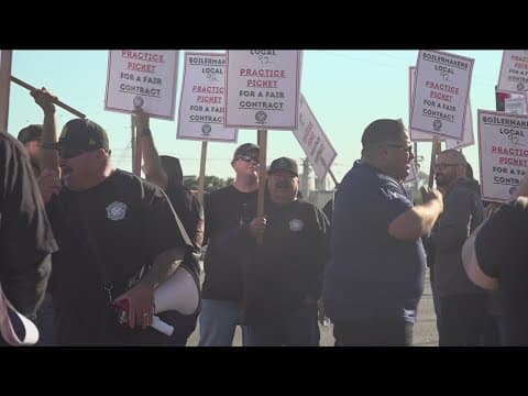NASSCO ship workers rally for better wages, conditions