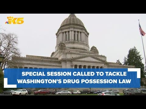 Special session called to tackle Washington's expiring drug possession law