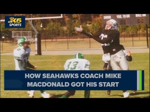 Mike Macdonald's coaching origin story traces back to high school injury, college job