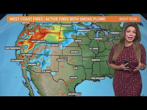 Firefighters work to put out Park Fire in California, the smoke will affect several states