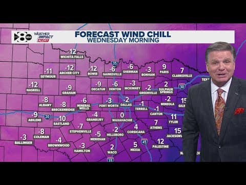 DFW Weather: It's so cold in North Texas, we're getting lake effect snow