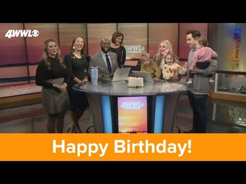 WWL's Brheanna Boudreaux gets a big Birthday surprise live on air