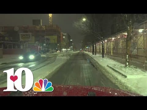 East Tennessee sees snow-covered roads, potential for freezing overnight as temperatures drop