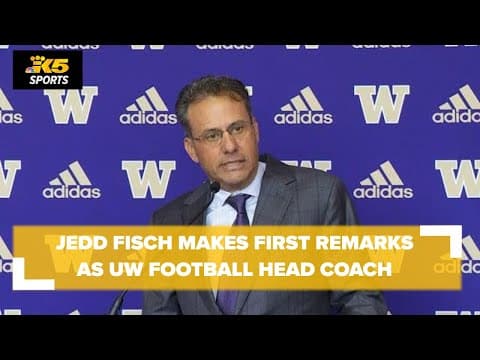 Jedd Fisch explains excitement around taking over as UW head football coach