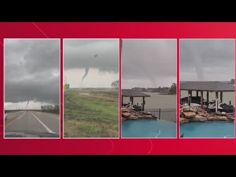 Severe storms spawn tornadoes in Harris County, Wharton County and Liberty County, Texas