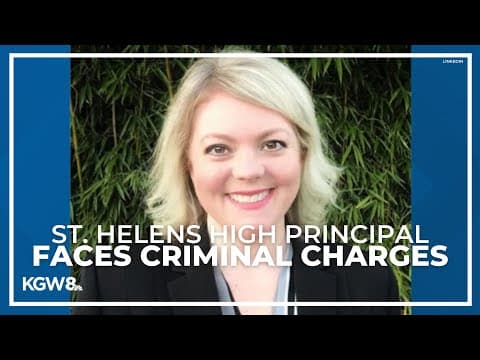 St. Helens High School principal charged with mistreatment, misconduct