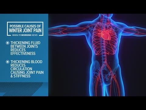 Why does joint pain flare up when the weather gets cold?