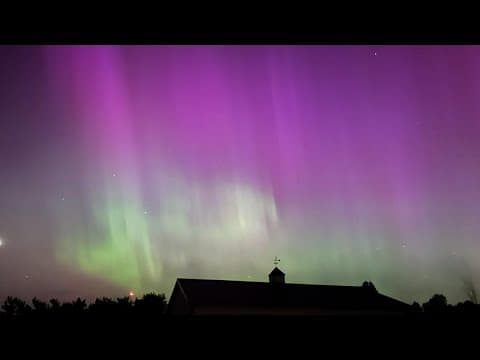 Northern lights take over skies in central Ohio
