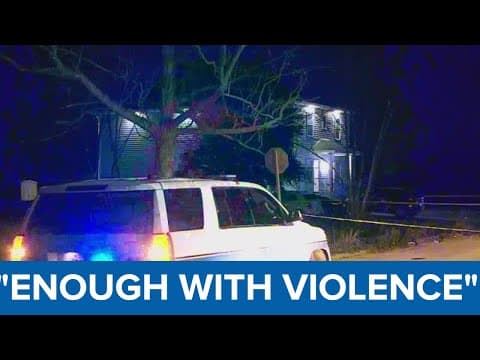 Neighbors, community leaders say enough with violence after teenagers were killed at party