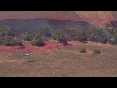 Firefighters halt 3 acre brush fire in Ramona