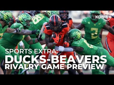Sports Extra: Ducks, Beavers face off in rivalry game on Black Friday