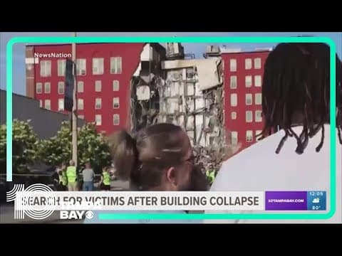 6-story apartment building collapses in Iowa