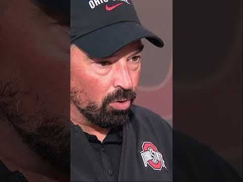 Ryan Day speaks on QB Julian Sayin's performance in Grambling State game #shorts