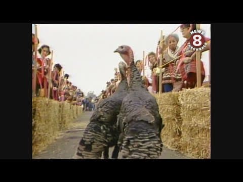 1st annual Gobblethon turkey race in San Diego County, 1979