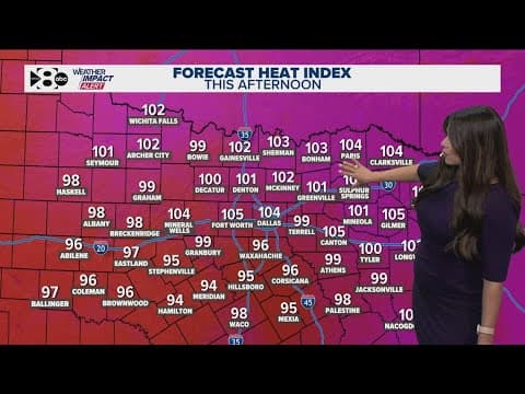 DFW Weather: High heat and humidity in forecast for North Texas