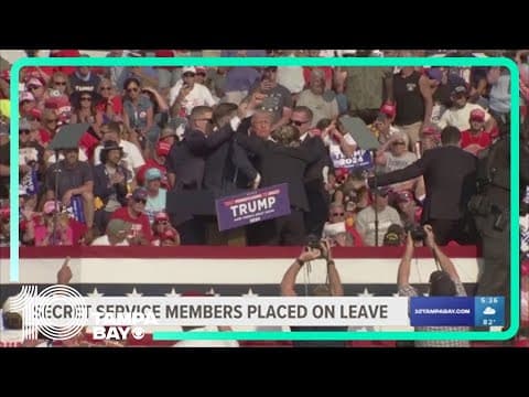 Multiple Trump Secret Service agents placed on leave