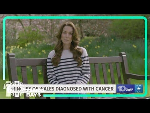 Kate Middleton, the Princess of Wales, announces she has cancer