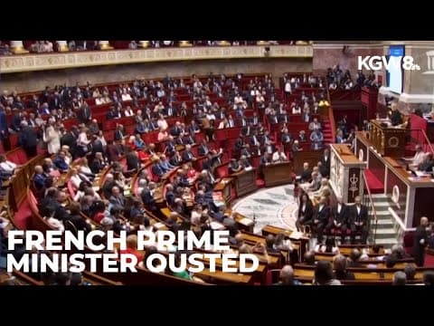 French governing coalition collapses after prime minister loses confidence vote