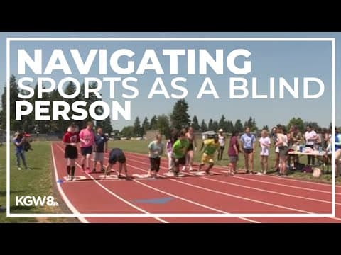 Blind athletes compete at track meet in Canby