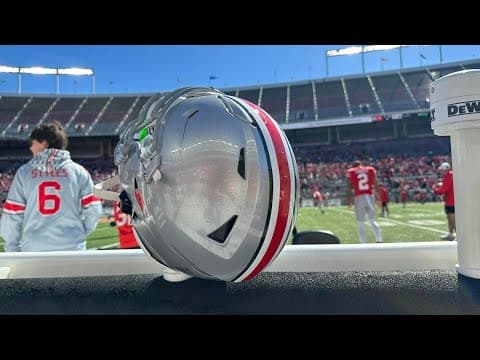 Ohio State postgame spring game interviews