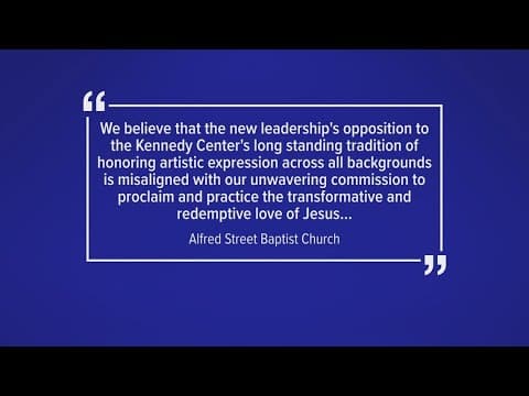 Alfred Street Baptist Church cancels annual Christmas performance at Kennedy Center