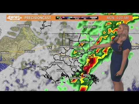 New Orleans weather: Few showers on Sunday, stronger storms overnight