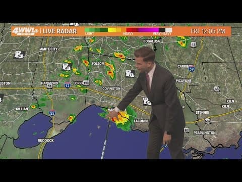 Some rain chances Friday, drier this weekend