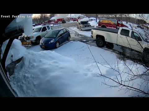 New York firehouse collapses following heavy snowstorm