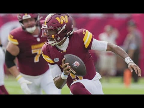 Commanders are behind the Buccaneers in their first game of the season