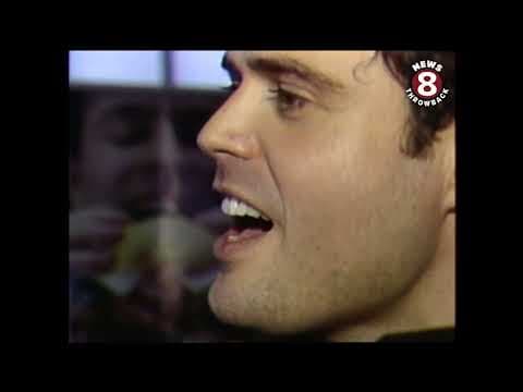 Donny Osmond visits Dunkin' Donuts in San Diego 1989