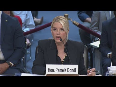 Bondi dodges questions as she clashes with Democrats over claims she's weaponized Justice Department