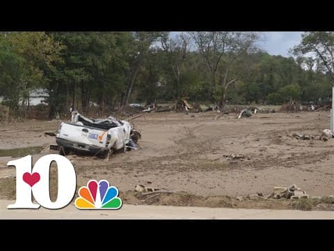 Swannanoa community in North Carolina devasted by flooding from Helene