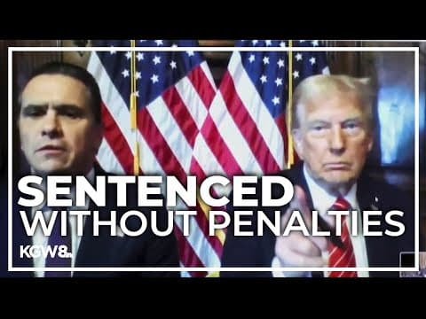 Judge formally sentences Trump, declines to impose any punishment