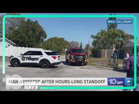 Man arrested after hourslong standoff with deputies at Pasco County home
