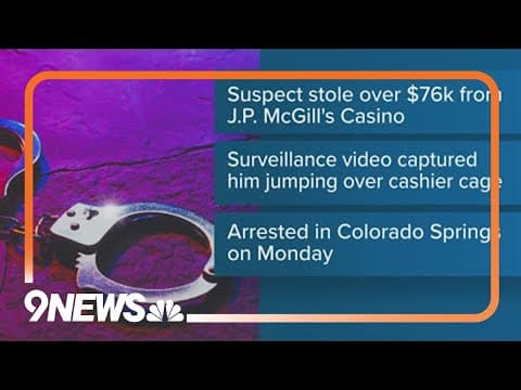 Man accused of stealing $76,800 from Cripple Creek casino