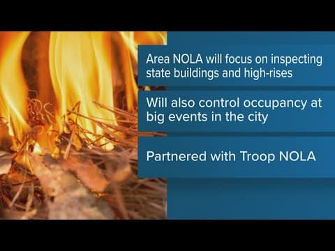 Additional fire department to work in New Orleans