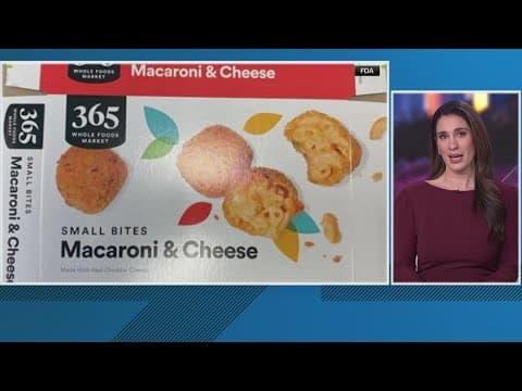 Whole Foods macaroni and cheese bites recalled