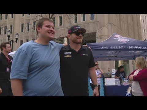 Celebrations on Monument Circle as the Month of May begins