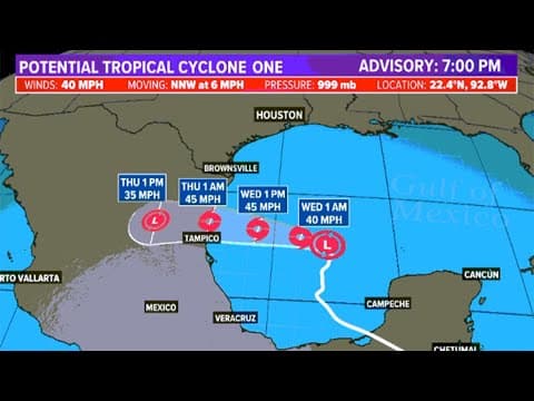 Tropical update: Tracking Tropical Storm Alberto and impacts in Texas