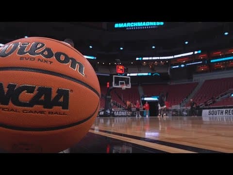 San Diego State Aztecs preparing for Sweet 16 game in Kentucky; fans gather at SDSU to support