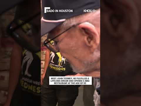 97-year-old BBQ restaurant owner shares secret sauce to long, happy life #shorts