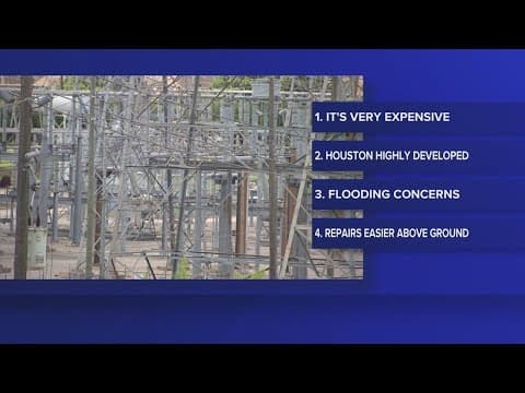Why doesn't CenterPoint bury lines underground to protect them from storms?