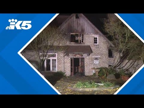 Major fire at Camp Long in West Seattle