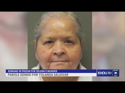 Yolanda Saldívar, convicted of killing Selena Quintanilla-Pérez, to remain in prison for at least 5