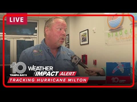 'Get to the shelters': Bradenton Mayor urging residents to evacuate ahead of Milton landfall