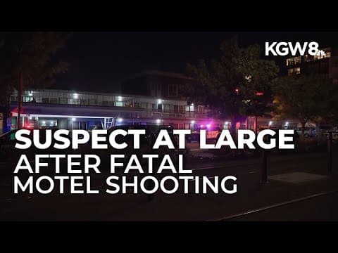 Man shot, killed at North Portland motel; suspect still at large